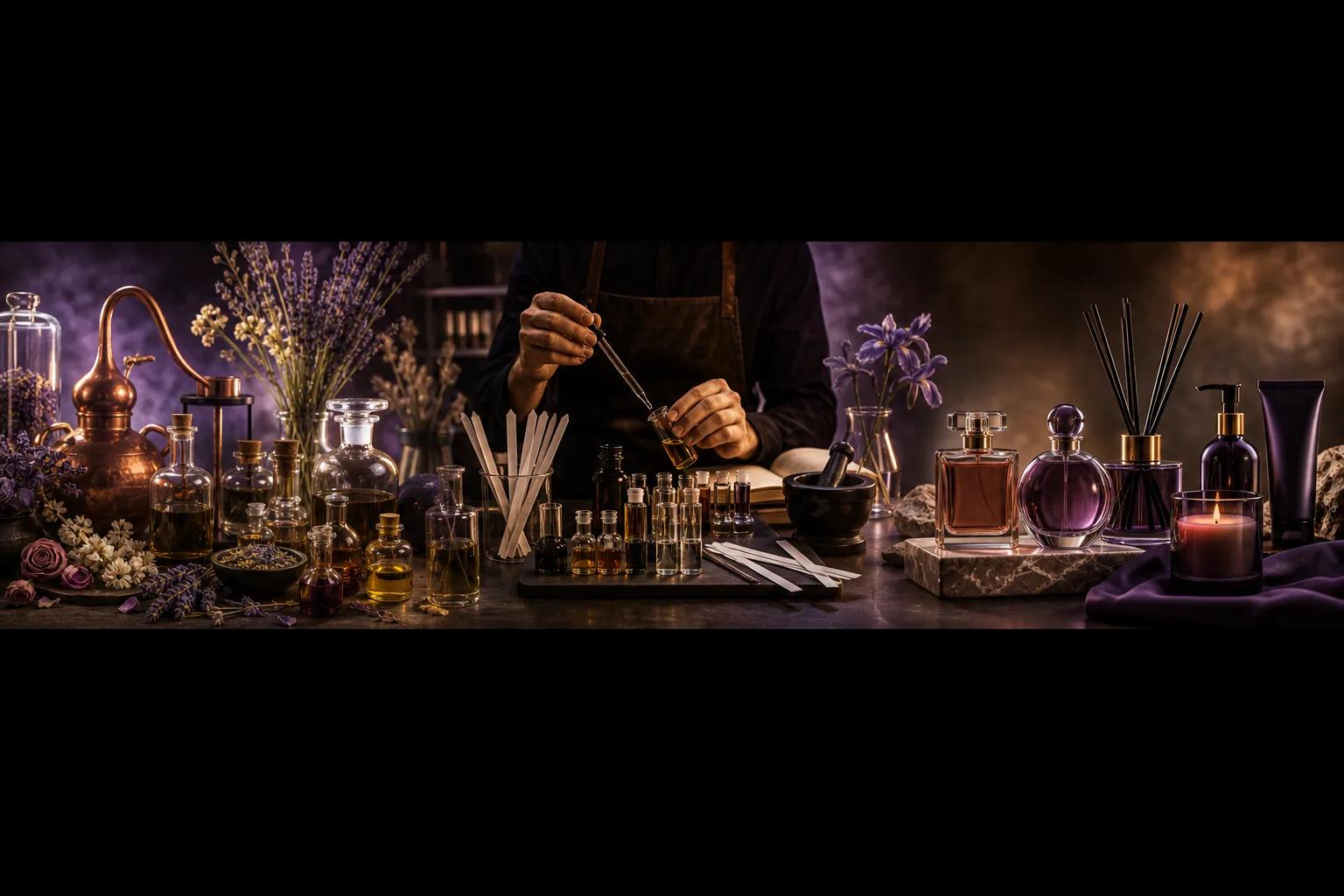 Fragrance creation workflow from inspiration to finished product
